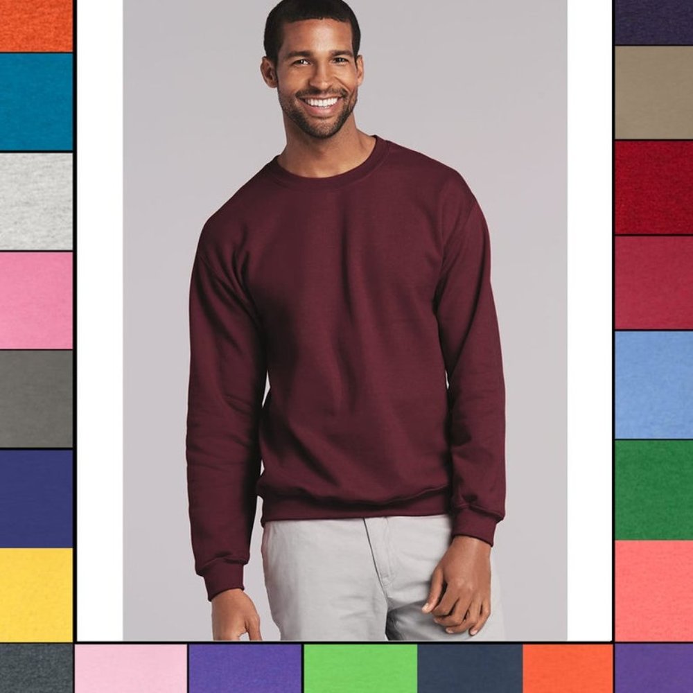 Gildan Men's Fleece Crewneck Sweatshirt Style G180
